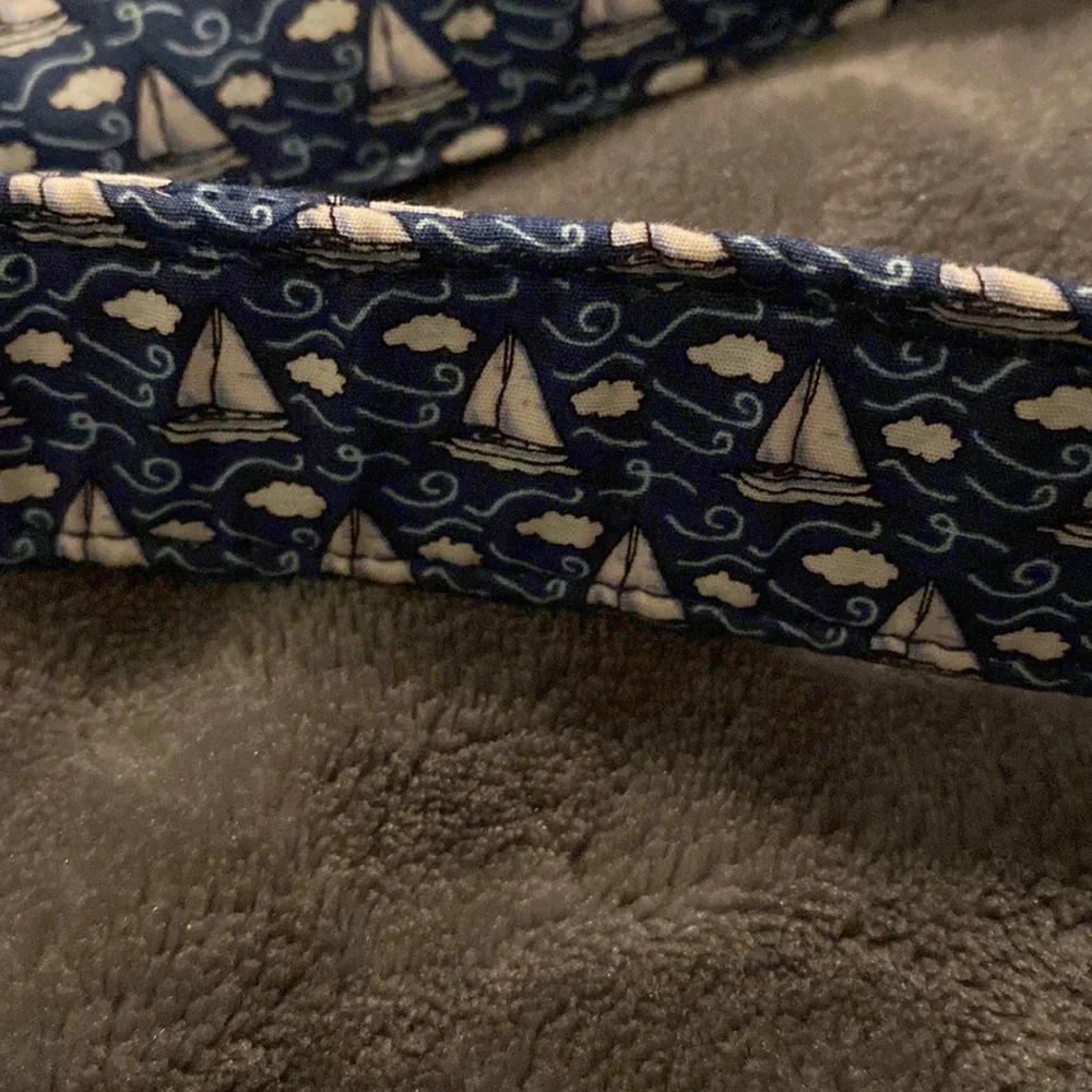 Rare! Vineyard Vines sailboat D Ring belt size boys large